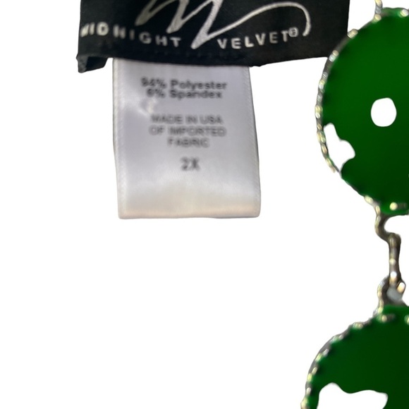 Size 2X Midnight Velvet Swim Suit Coverup - Picture 5 of 6